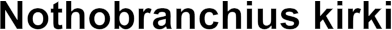Nothobranchius kirki