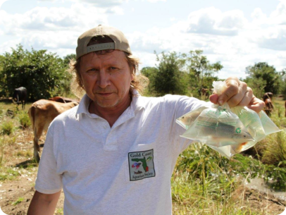 Andrei Nikiforov with N.ocellatus collected