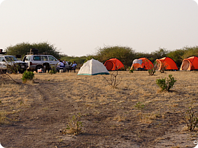Campsite in Sudan