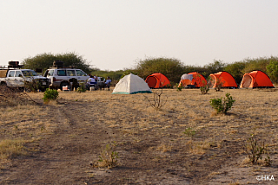 Campsite in Sudan